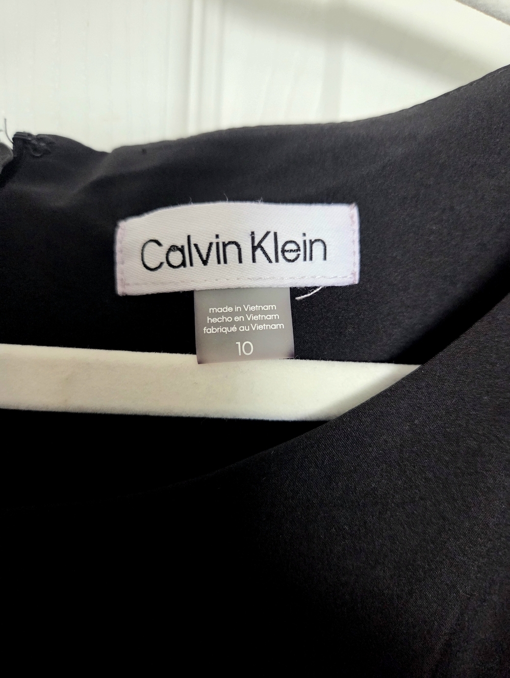 Calvin Klein Black Flutter-Sleeve Jumpsuit with Waist Tie - Picture 5 of 11